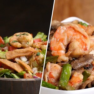683K views · 499 reactions | Try making one of these 5 healthy and delicious shrimp recipes for dinner tonight! Recipes: https://tasty.co/compilation/5-easy-delicious-and-healthy-shrimp-recipes | Goodful | Facebook