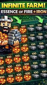 INFINITE Essence of Fire & Iron Farm | Hytale #hytale #tutorial #hytaleshorts #hytaleguide