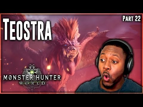 Monster Hunter World [Walkthrough Ep 22] ∙ Switch Axe Build - Teostra Elder Dragon Hunt