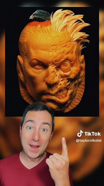 3D Pumpkin Carvings… 🎃 #pumpkins #pumpkin #halloween #halloweendecor #halloweendecorations Amazing Pumpkin Carvings…