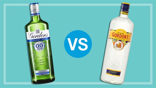Gordon's alcoholic vs non-alcoholic gin taste test