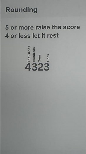 How to round numbers #maths