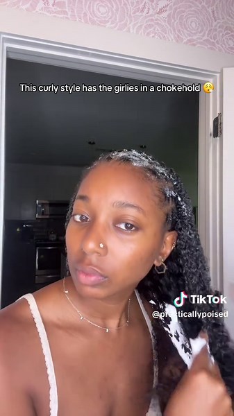 Rubber Band Method for Effortless Natural Curly Hair