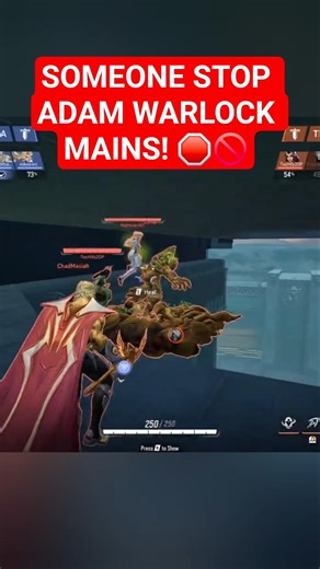 SOMEONE STOP THESE ADAM WARLOCK MAINS! 🛑🚫 #marvelrivals #marvelrivalsclips