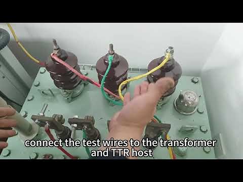 ttr test of transformer —— Watch as we perform an actual transformer turns ratio (TTR) test
