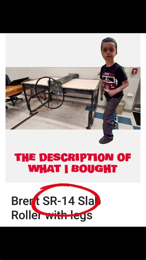 “If I could turn back time…” Tina Turner and Nancy Hardison. I hope it turns out to be an amazing purchase that’s worth all the pain. The UHaul ate up the savings of buying a used slab roller but I would never have purchased the largest, most industrial size machine! I guess I literally have to start thinking bigger. #pottery #potterylife #slabroller #usedequipment #mistakesweremade