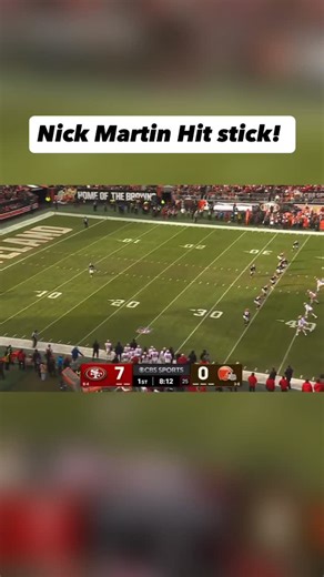 OurSF49ers || 49ers | #49ers Nick Martin out there taking heads off on the special teams unit! | Instagram