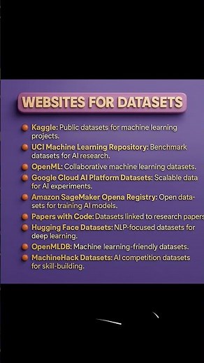 100% FREE AI RESOURCES - Websites for Datasets