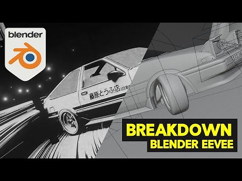 Initial D | Blender | Breakdown