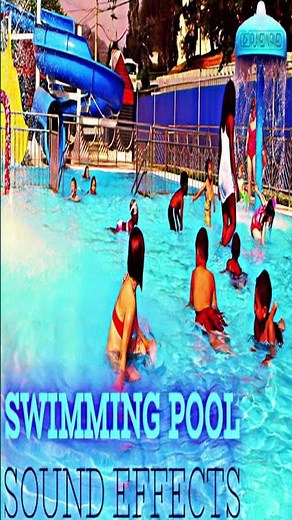 Swimming Pool Sound Effect / Sounds Of People Playing and Having Fun In Waterpark Pools #shorts
