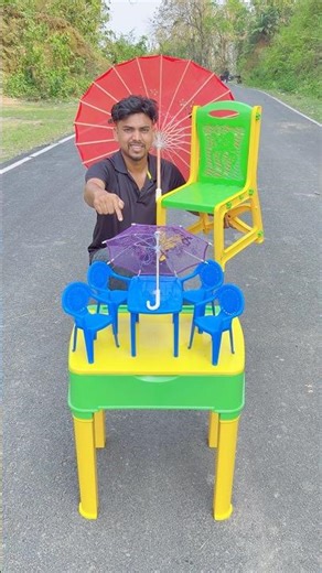 Small 1 ta Table 4 ta Chair Vs Big Folding Study Chair Table 😍