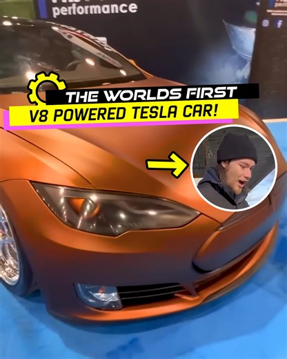 41K views · 529 reactions | Tesla's Bold Transformation: V8 Engine Takes Charge! | Rich Rebuilds | Facebook