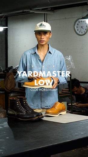 4.4K views · 77 reactions | A Quick Guide to our last release for 2025. The Yardmaster Low. A low cut version of our 6” moc toe. Same idea, just more chill and easy to wear day to day. This one is already open for MTO. The sample in the video is using Horserump from Conceria Cloe, color 1893. And yeah, Merry Christmas and happy holiday. Enjoy the break, take it slow a bit. #sagarabootmaker #sagarayardmaster | Sagara Bootmaker | Facebook