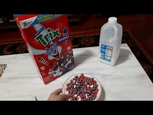 Game Nexus Cereal Review Trix Fireworks Cereal (General Mills) Fruity Cereal with Marshmallows