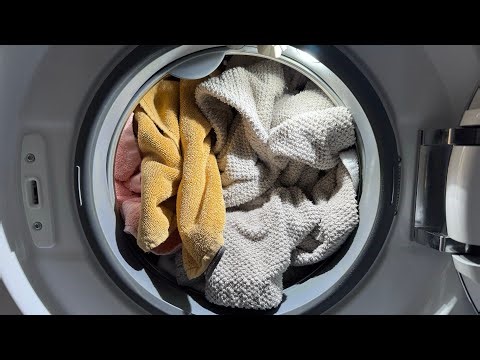 Miele W1 WWR 860 WPS - Overloaded Towels Wash!