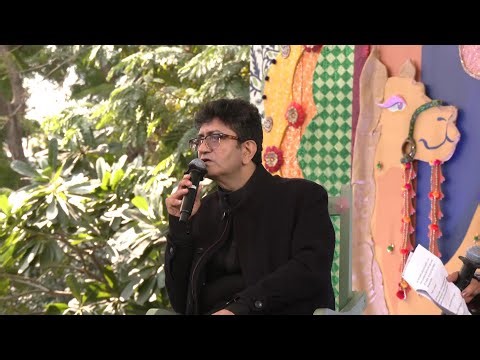 Censor board chief, Writer and lyricist Prasoon Joshi interacts at Jaipur Literature Festival
