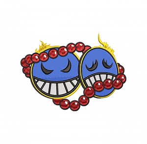 Ace Inspired Embroidery Design - One Piece Anime (digital Pattern) - Etsy UK