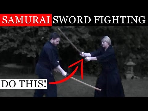 SAMURAI SWORD TRAINING: How To Use Ukenagashi In A Fight - Martial Arts, Kenjutsu, Iaijutsu