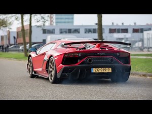 Lamborghini Aventador SVJ - Launch Control, Revs & Accelerations !