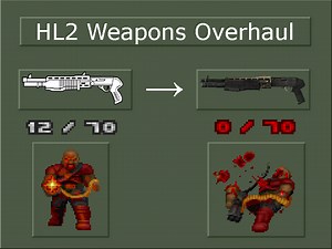 HL2 Weapons for Doom Overhaul addon