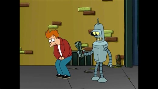 'What should we point it at first?' I 'unno. Try it on me - Ow! My sperm! 'Wow, neat! Mind if I try that again?' Huh, didn't hurt that time.. (S1 E13 - 'Fry and the Slurm Factory') | The Simpsons & Futurama Best Moments