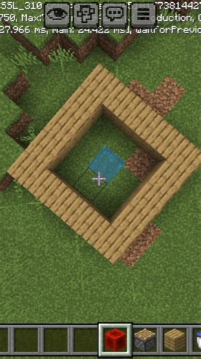 Minecraft water block#minecraft #edit #gaming