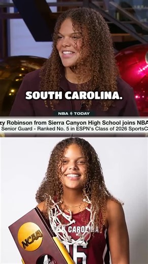 SportsCenter NEXT on Instagram: "The moment Jerzy Robinson committed to South Carolina on NBA Today 👏"