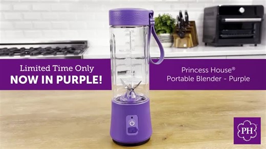 15K views · 75 reactions | Our BESTSELLING Princess House® Portable Blender is now available in purple for a limited time! ️ Its durable six-prong blade powers through leafy greens, frozen fruits, and ice for smooth, delicious results. Get yours today ➡️ https://bit.ly/4aLdTv7 #portableblender #princesshouse #musthaves | Princess House | Facebook