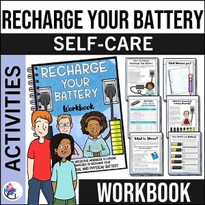 SELF CARE ACTIVITIES WORKBOOK - Self-Care Wellbeing Strategies Worksheets