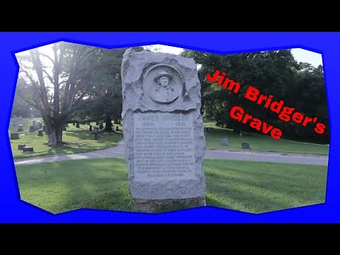 Grave of Jim Bridger: Famous Mountain Man, Frontiersman, Trapper, and Scout/Independence, Missouri