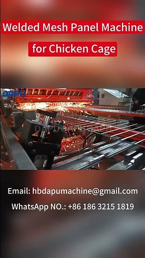Welded Mesh Panel Machine for Chicken Cage | Wire Mesh Welding Machine