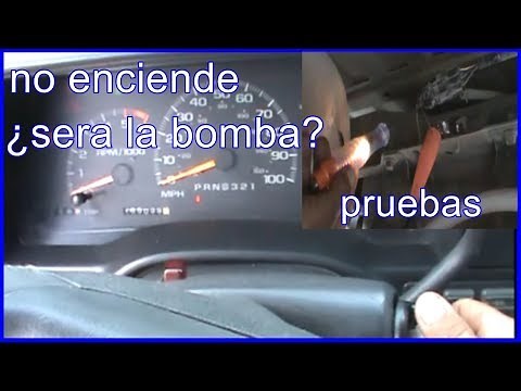 como probar la bomba de gasolina (sin quitarla)