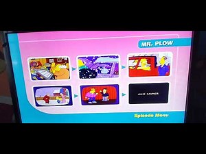 The Simpsons - The Complete Fourth Season (1992-93) UK DVD Menu Walkthrough (2004)