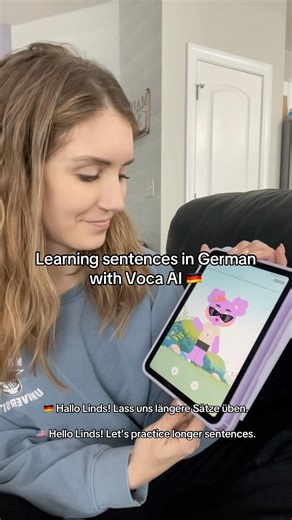 Learning basic sentences in German with @vocaai_official #vocaai #germanlanguage #learngerman