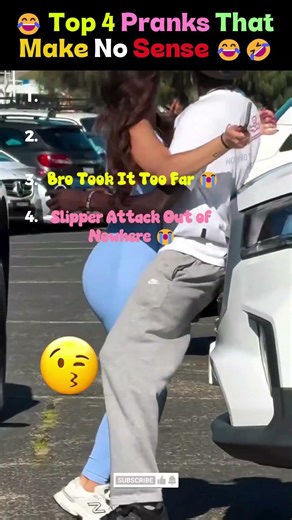 😂 Top 4 Pranks That Make No Sense 😂🤣 #boomlaughs #funny #comedy #viralshorts