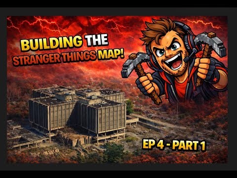 EP4 Part 1 🔴 The Lab 🔴 Building the Stranger Things Hawkins Map from Scratch
