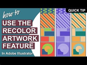 How To Use the Recolor Artwork Feature in Adobe Illustrator