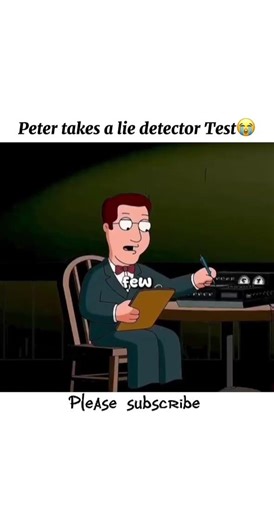 Peter and Carter Lie detector test Fiasco😂 #petergriffin #familyguy #liedetector #funny