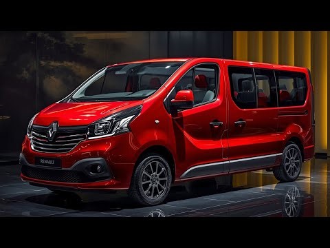 2026 Renault Minibus | Official Showroom Presentation in Bright Red | French Design & Luxury