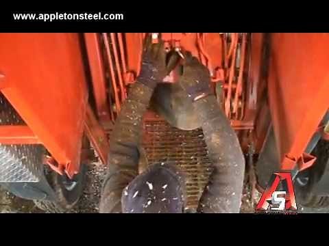 Appleton Steel Hydraulic Elevator Hoof Trimming Chute