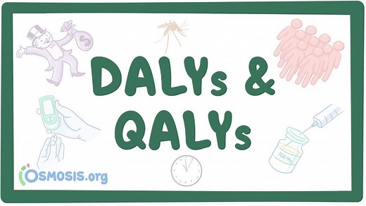DALY and QALY: Video, Causes, & Meaning | Osmosis