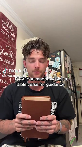 Finding Guidance Through Random Bible Verses