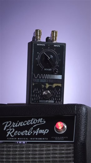 Pedalboard of the Day on Instagram: "Pedalnerds, say hello to Thee Treble Overload from @deathbyaudioeffects . It’s the coveted treble boost circuit from Thee Fuzz Warr Overload. I love the piecing tonal quality of this pedal. Listen to how it brought that dull, flat, clean tone to life. The way it breaks up my Princeton is just 🤌"