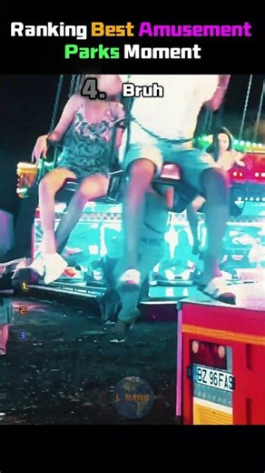 World's Best Amusement Park Moment Ranking🥇🥈🥉 #shorts