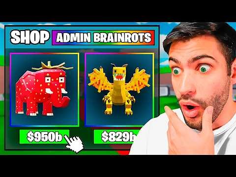 I Got the ADMIN SHOP in Fortnite Steal the Brainrot