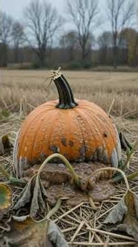 The entire lifecycle of pumpkin in 60 sec #timelapse #plants #pumpkin #pumpkingrowing