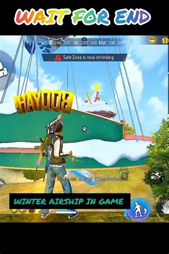 free fire airship vs real airship #freefireclipes