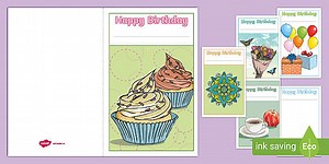 Birthday Cards for Teachers