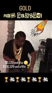 13K views · 1.2K reactions | 勞 Gold is officially Over $100,000 usd a kilo. The New mind blowing record now stands at $3,120 usd for 1 ounce 滋 #prezidance #hoodrichsuperstars #HRSSGoldeducation #gold #jewelry #wealth #goldrecordprice | Hood Rich Super Stars | Facebook