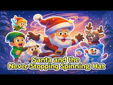 Santa and the Never-Stopping Spinning Hat | Finn & Dolly’s Funniest Christmas Adventure!